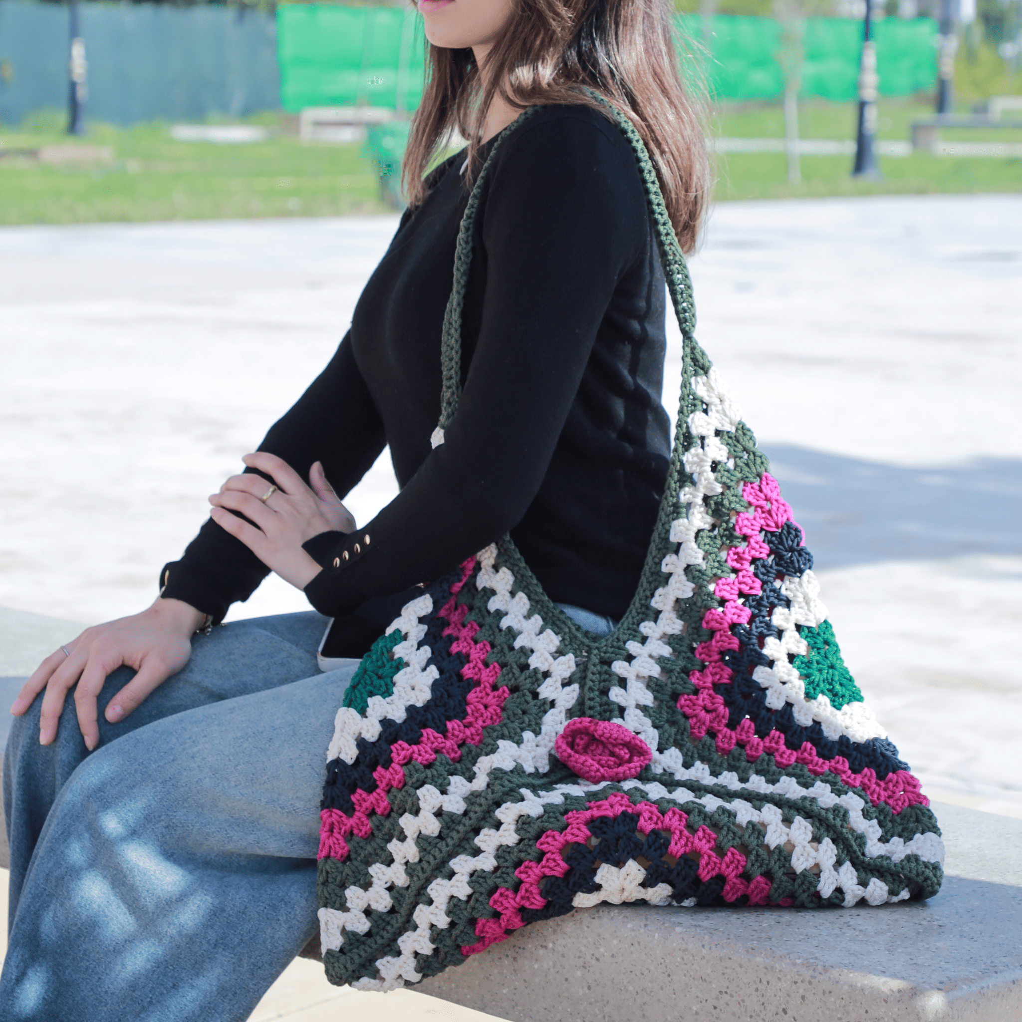 Crochet Super Tote bag