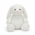 Giant white bunny stuffed animal with floppy ears